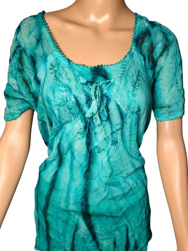 Vintage tie dye viscose - tie,