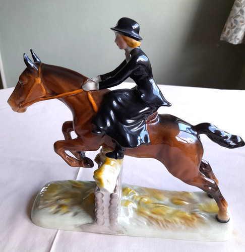 Beswick horse lady riding - horse,