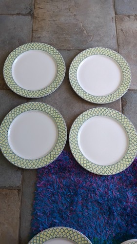 Villeroy boch orange dinner - ,