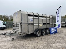 Ifor Williams TA510 Live Stock Trailer Tri Axle C/W decks, small Div & Large Div