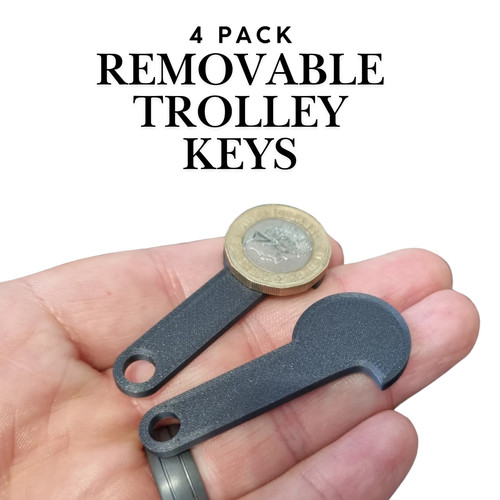 Removable trolley coin - 4x,
