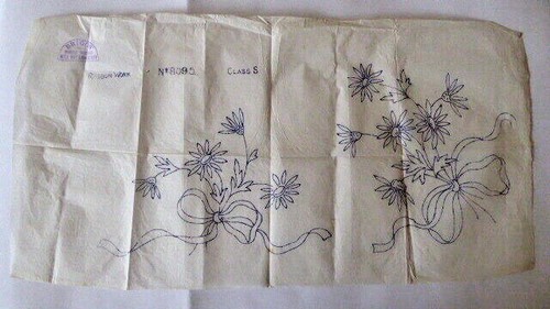 Vintage embroidery iron on - vintage,