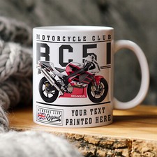 Personalised Motorbike Mug