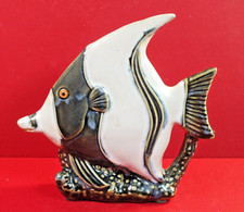 Ceramic Tropical Angel Fish Ornament