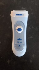 USED Braun Silk-épil Wet & Dry Battery Operated Electric Shaver - Blue (LS5160)