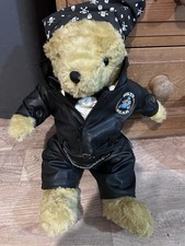 Biker teddy bear