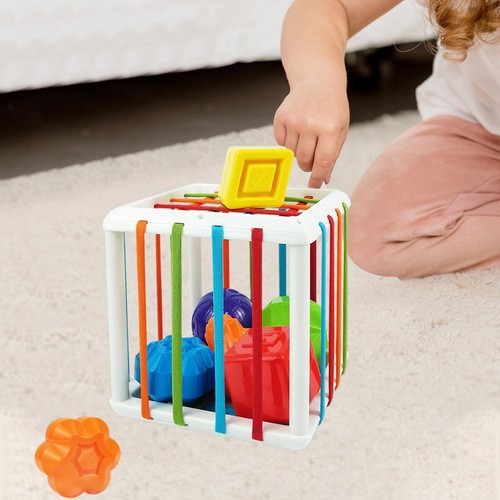 Activity cube bin montessori - activity,