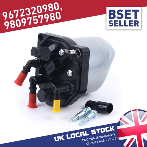 Fuel filter housing with - fuel,