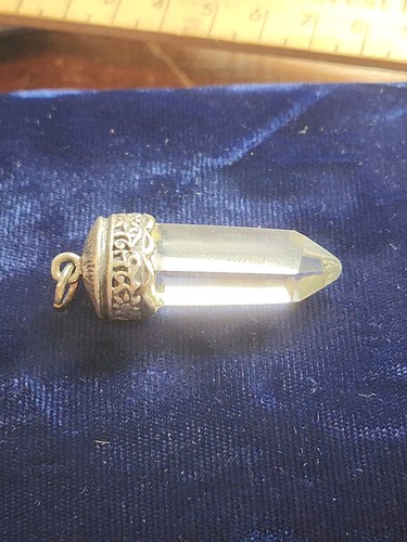 Vtg rock crystal watch - vtg,