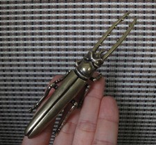 Vintage Brass Stag Beetle