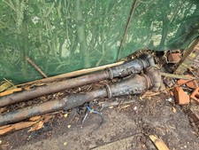 Cast Iron Lamp Post Set of 2