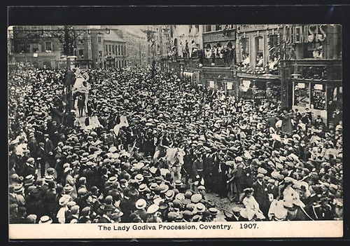 Postcard coventry the lady - postcard,