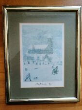 Harold Riley singned print of