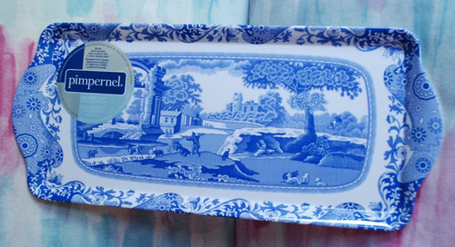 Blue italian spode - italian,