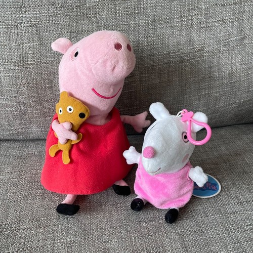 Peppa pig with teddy - plush, and