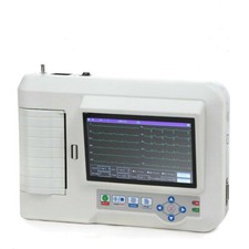 CE Touch Digital 6-Channel 12 LEAD ECG& EKG Machine Electrocardiograph+PC SW, EC