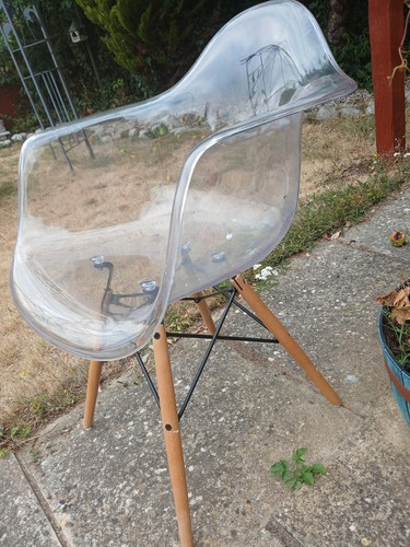 Clear transparent armless - transparent,