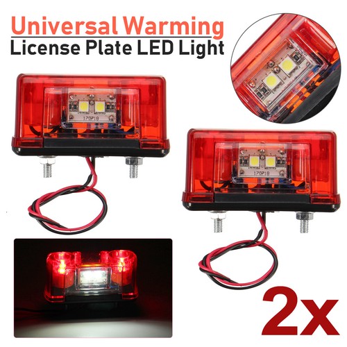 2pcs 4led license number plate - 2pcs,