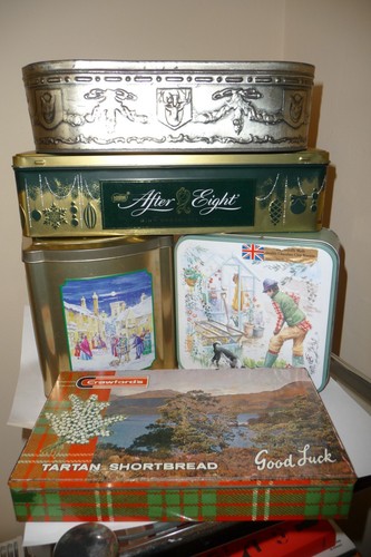 Vintage tins after - 5, tins: