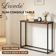 Console Hall Table Slim Wooden