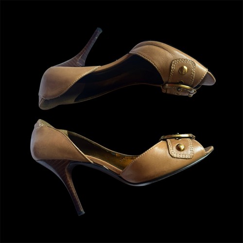 Guess tan leather shoes - guess,