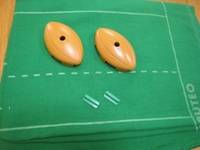 SUBBUTEO TABLE RUGBY BAIZE PITCH (Set RM) 1970's + 2 Scrummers + 2 stands