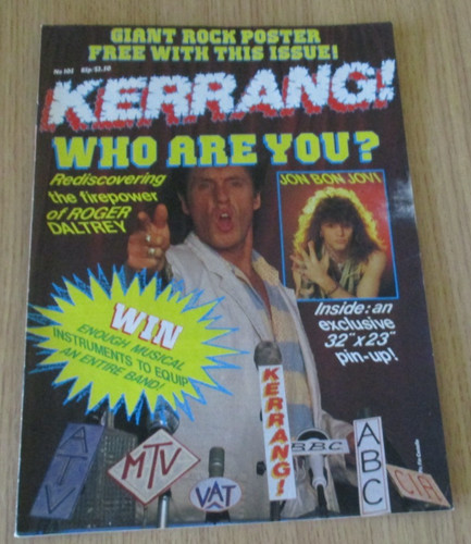Vintage kerrang magazine - kerrang!,