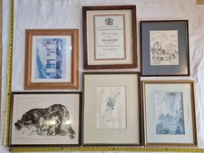 job lot 6 framed prints stage