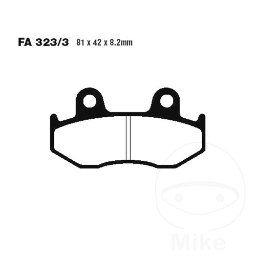 Ebc brake pads sfa323 fits - pads,