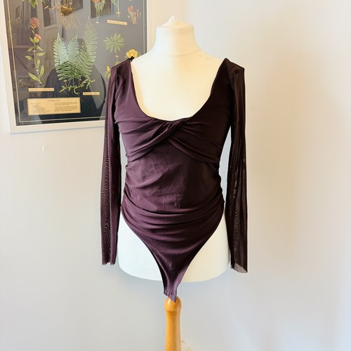 Ladies brown long - brown, sleeve