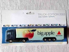 Apollinaris 2003 Mini Truck 022 Truck With Trailer Approx 19cm Advertising Big Apple