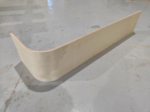 Plywood face bullnose riser - plywood,