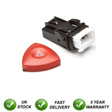 FOR RENAULT LAGUNA TRAFIC ESPACE VEL SATIS HAZARD WARNING SWITCH RED BUTTON DASH