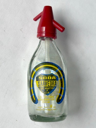 Vtg miniature soda saavedra - 4",