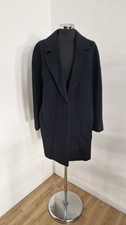 HOBBS Black Wool Blend Coat UK