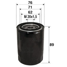 OIL FILTER FITS: PEUGEOT 205
