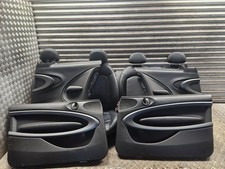 MINI PACEMAN SEAT & DOOR CARD SET COMPLETE IN BLACK LEATHER R61 2012 - 2016