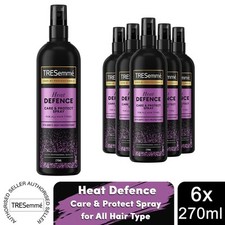 Tresemme Heat Defence Care & Protect Hair Spray for All Hair Types 270ml, 6 Pack