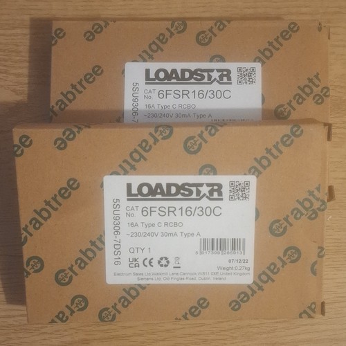Crabtree loadstar c16 rcbo - c16,