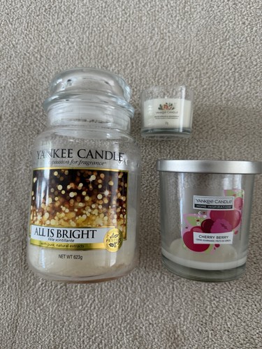Empty yankee candle jars - jars, x2