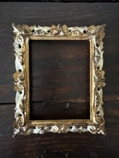 Antique 19th Century Carved Painting Picture Frame Gold Gilt 10 X 13 Cms Rebate