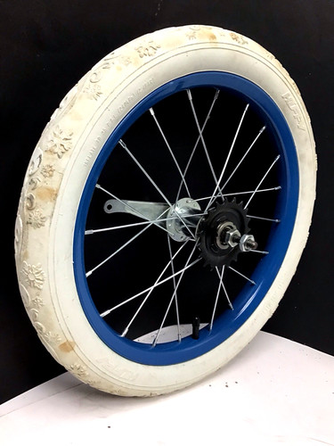 Bicycle rear blue - bicycle,