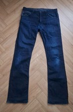 Mens Guess Ventura Blue Denim Bootcut Jeans Size Uk W32 L33