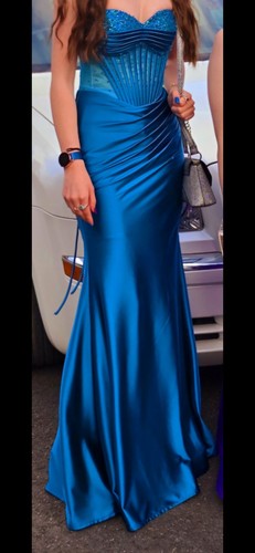 Turquoise blue bridesmaid - blue,