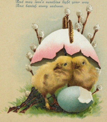 1936 easter postcard - 1936,
