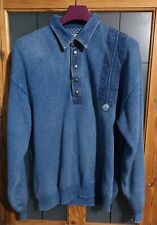 Blue Willis 90s Jumper 100% Cotton Blue Mens Extra Large Long Sleeve