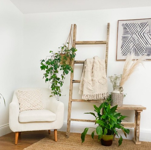 Reclaimed wood blanket - wood,