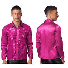 Mens Metallic Sequin Disco