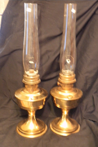 Vintage brass aladdin - brass, oil
