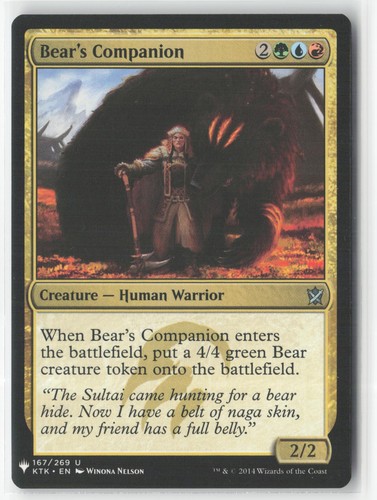 Bear companion 167 uncommon - 167,